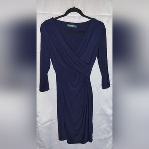 Ralph Lauren baby blue body on cocktail dress